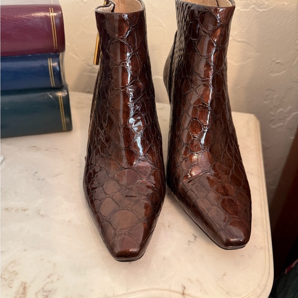 Louise et Cie mocha brown ankle boots - Picture 4 of 5